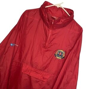 Vintage Red Jacksonville Super Bowl 2005 Host Committee Anorak Jacket NFL Jax